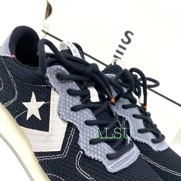 Converse Thunderbolt Men’s Size Low Top Canvas Black Casual Sneakers 163894C - Picture 10 of 11